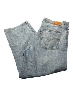 Levi's 94 Baggy Jeans 32 Light Wash Relaxed Jeans - Pale Blue Denim